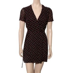 Reformation Mini Wrap Dress